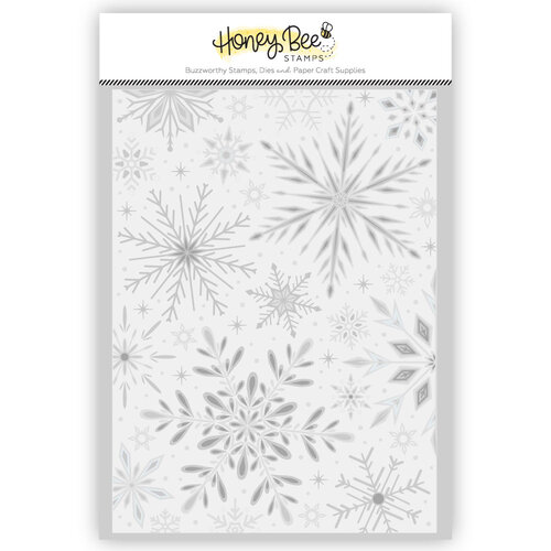 Honey Bee Stamps - 3D Embossing Folder - Snowflakes 1 Honey Bee Stamps - 3D Embossing Folder - Snowflakes