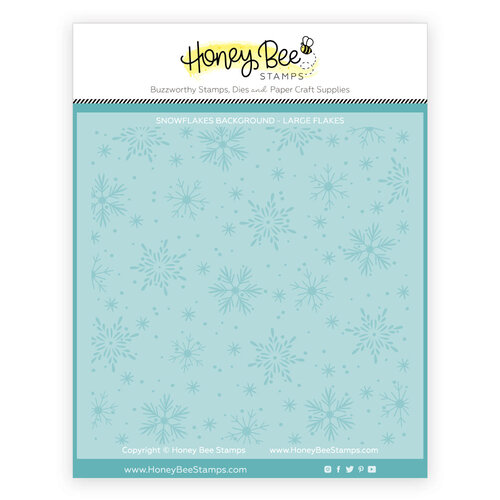 Honey Bee Stamps - Stencils - Snowflakes Background 1 Honey Bee Stamps - Stencils - Snowflakes Background
