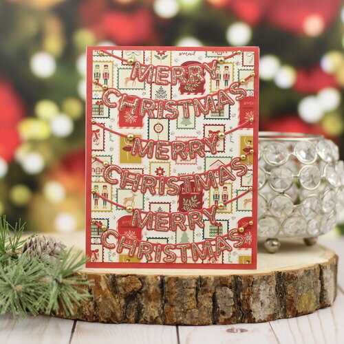Scrapbook.com - Decorative Die Set - Holiday Sentiments Banners - Noel, Merry Christmas 7 Scrapbook.com - Decorative Die Set - Holiday Sentiments Banners - Noel, Merry Christmas