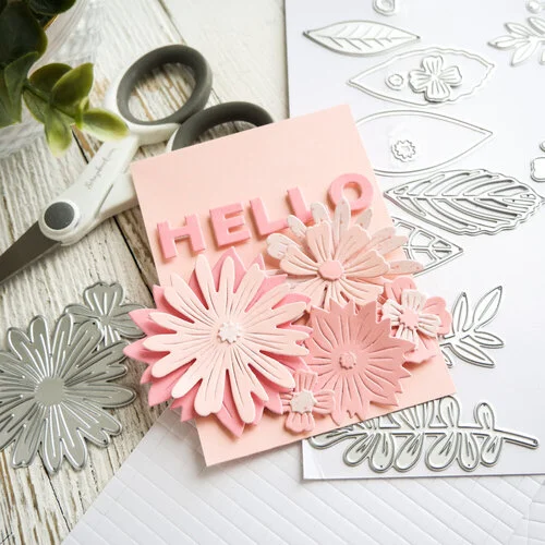 Scrapbook.com - Decorative Die Set - Market Bloom - Florals 8 Scrapbook.com - Decorative Die Set - Market Bloom - Florals