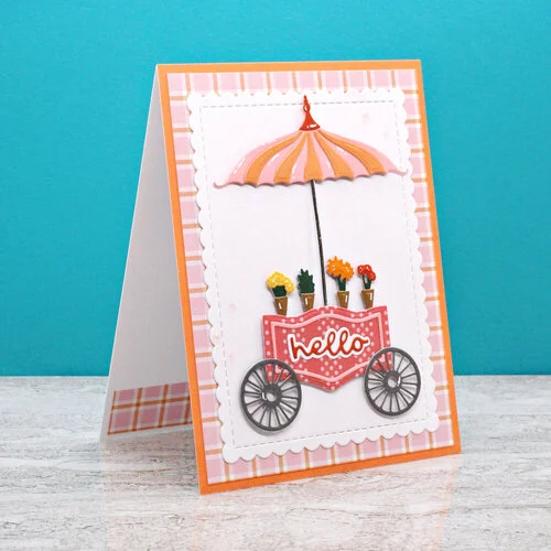 Scrapbook.com - Decorative Die Set - Market Bloom - Flower Cart 3 Scrapbook.com - Decorative Die Set - Market Bloom - Flower Cart