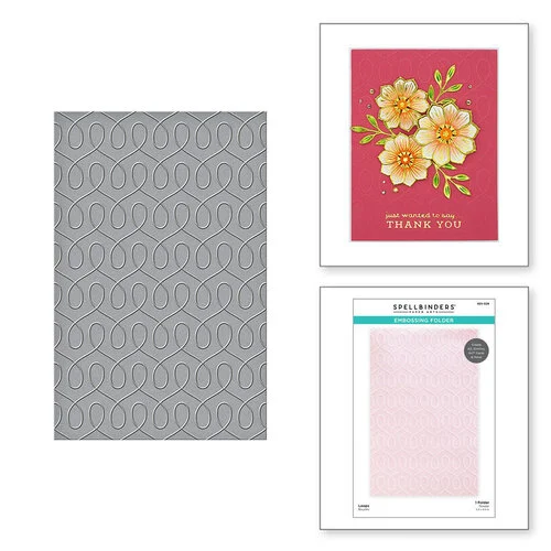 Spellbinders - Embossing Folder - Loops 3 Spellbinders - Embossing Folder - Loops