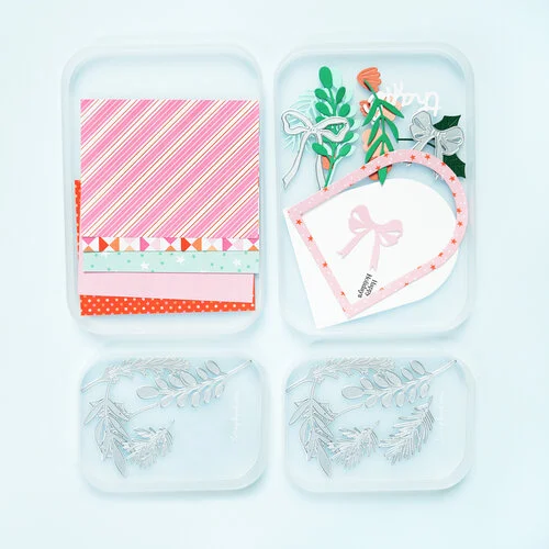 Scrapbook.com - Stack-n-Sort Trays - Small and Large - Frost - 4 Pack 3 Scrapbook.com - Stack-n-Sort Trays - Small and Large - Frost - 4 Pack