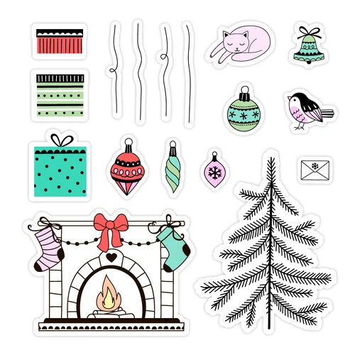 Scrapbook.com - Home for Christmas Bundle - Dies, Paper, Stamps 5 Scrapbook.com - Home for Christmas Bundle - Dies, Paper, Stamps