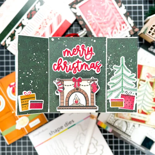 Scrapbook.com - Home for Christmas Bundle - Dies, Paper, Stamps 9 Scrapbook.com - Home for Christmas Bundle - Dies, Paper, Stamps