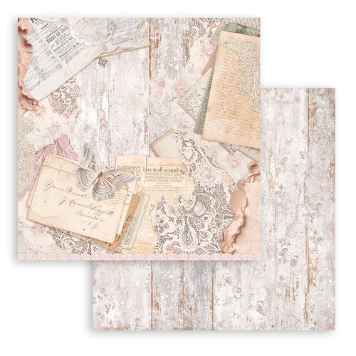 Stamperia - Romance Forever Collection - 8 x 8 Paper Pad 3 Stamperia - Romance Forever Collection - 8 x 8 Paper Pad