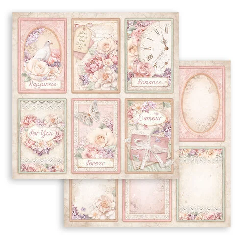 Stamperia - Romance Forever Collection - 8 x 8 Paper Pad 8 Stamperia - Romance Forever Collection - 8 x 8 Paper Pad