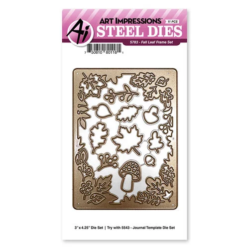 Art Impressions - Steel Dies - Fall Leaf Frame 1 Art Impressions - Steel Dies - Fall Leaf Frame