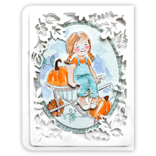 Art Impressions - Steel Dies - Fall Leaf Frame 2 Art Impressions - Steel Dies - Fall Leaf Frame