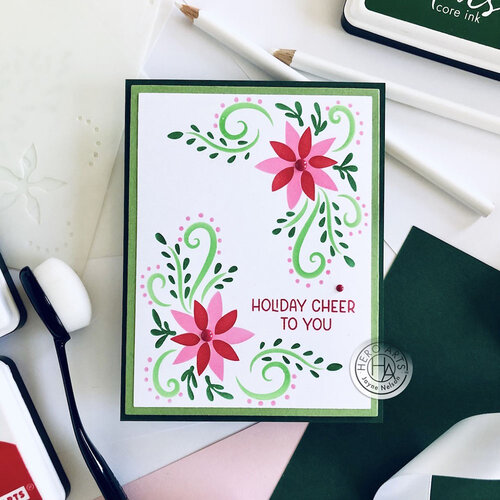 Hero Arts - Stencils - Holiday Flourishes
