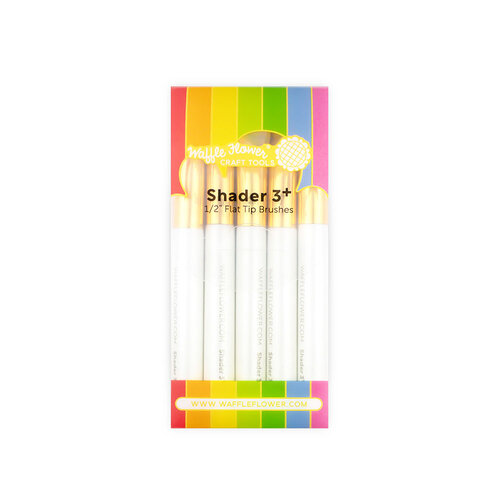 Waffle Flower Crafts - Shader Brush 3 - 5 Pack