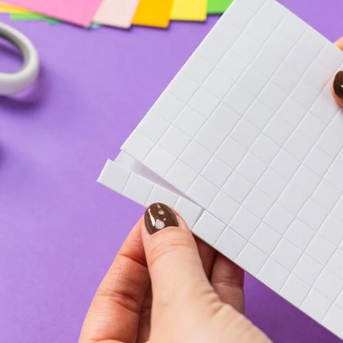 Scrapbook.com - Double Sided Adhesive Foam Squares - White - 1mm Thickness - Large Squares 5 Scrapbook.com - Double Sided Adhesive Foam Squares - White - 1mm Thickness - Large Squares