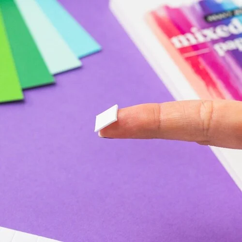 Scrapbook.com - Double Sided Adhesive Foam Squares - White - 1mm Thickness - Large Squares 6 Scrapbook.com - Double Sided Adhesive Foam Squares - White - 1mm Thickness - Large Squares
