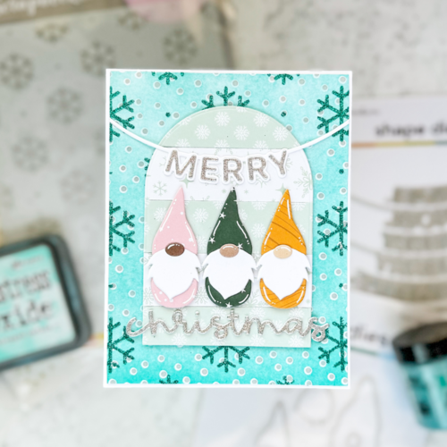 Scrapbook.com - Decorative Die Set - Happy Holidays - Christmas - Sentiments I