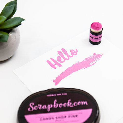 Scrapbook.com - Premium Hybrid Ink Pad - Candy Shop Pink 2 Scrapbook.com - Premium Hybrid Ink Pad - Candy Shop Pink