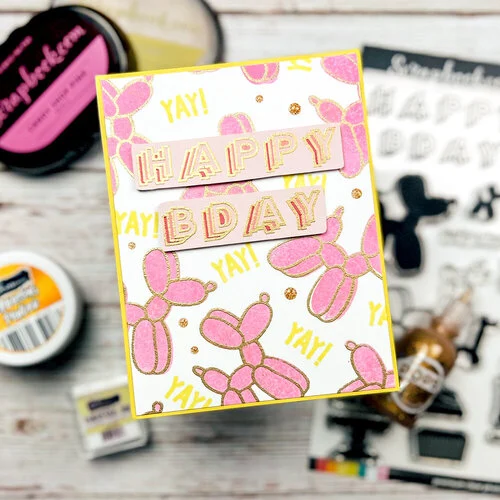 Scrapbook.com - Premium Hybrid Ink Pad - Candy Shop Pink 6 Scrapbook.com - Premium Hybrid Ink Pad - Candy Shop Pink