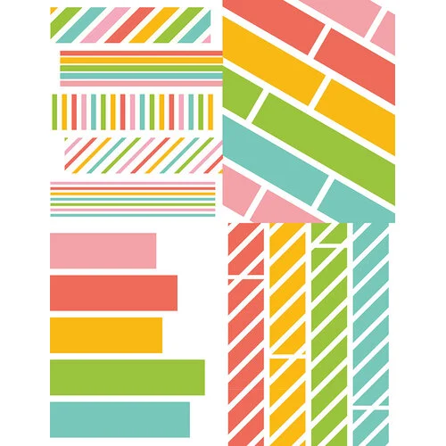 Brutus Monroe - Single Sheets Pattern Map - Rainbow Vibes 1 Brutus Monroe - Single Sheets Pattern Map - Rainbow Vibes
