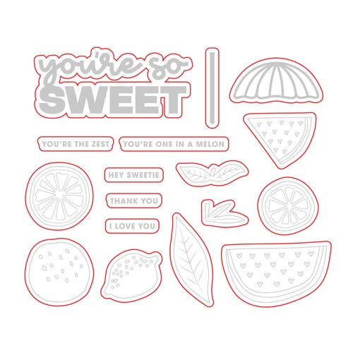 Scrapbook.com - Coordinating Die Set - Market Bloom - You're So Sweet 1 Scrapbook.com - Coordinating Die Set - Market Bloom - You're So Sweet