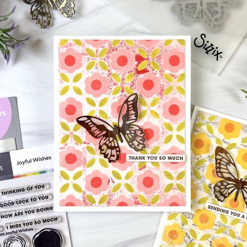 Scrapbook.com - Stencils - Layered Set - Market Bloom - Spring Flowers - 6x8 4 Scrapbook.com - Stencils - Layered Set - Market Bloom - Spring Flowers - 6x8