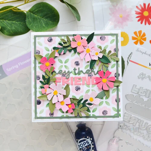 Scrapbook.com - Stencils - Layered Set - Market Bloom - Spring Flowers - 6x8 6 Scrapbook.com - Stencils - Layered Set - Market Bloom - Spring Flowers - 6x8