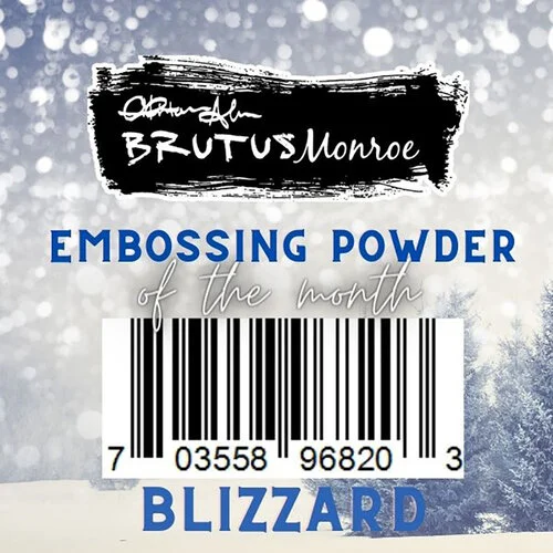 Brutus Monroe - Embossing Powder - Blizzard 1 Brutus Monroe - Embossing Powder - Blizzard