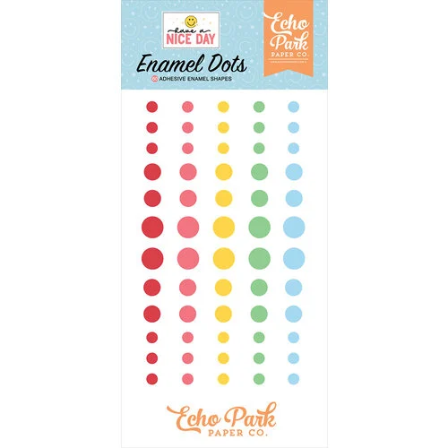 Echo Park - Have A Nice Day Collection - Enamel Dots 1 Echo Park - Have A Nice Day Collection - Enamel Dots