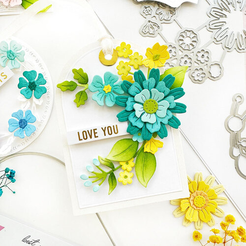 Pinkfresh Studio - Dies - Stylized Florals 3 Pinkfresh Studio - Dies - Stylized Florals