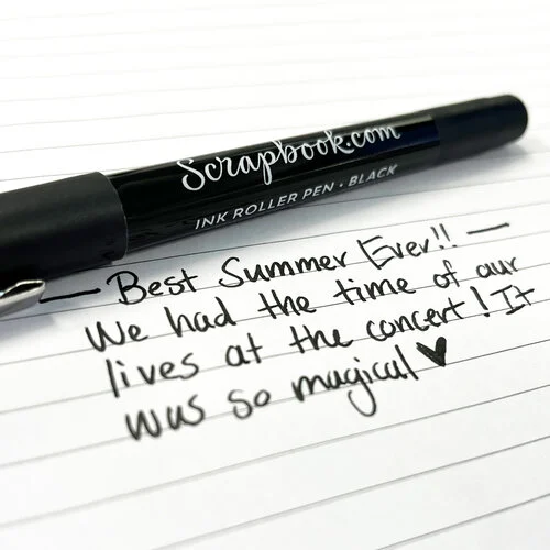 Scrapbook.com - Smooth Writer - Ink Roller Pen - Black - 3 Pack 3 Scrapbook.com - Smooth Writer - Ink Roller Pen - Black - 3 Pack