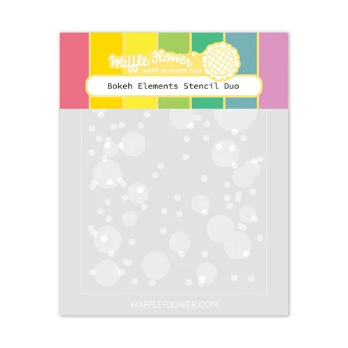 Waffle Flower Crafts - Stencils - Bokeh Elements