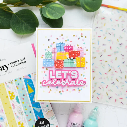 Scrapbook.com - Birthday - Patterned Cardstock Paper Pad - Double Sided - A2 - 4.25 x 5.5 - 40 Sheets 15 Scrapbook.com - Birthday - Patterned Cardstock Paper Pad - Double Sided - A2 - 4.25 x 5.5 - 40 Sheets