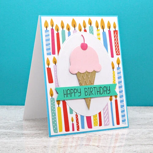 Scrapbook.com - Birthday - Patterned Cardstock Paper Pad - Double Sided - A2 - 4.25 x 5.5 - 40 Sheets 6 Scrapbook.com - Birthday - Patterned Cardstock Paper Pad - Double Sided - A2 - 4.25 x 5.5 - 40 Sheets