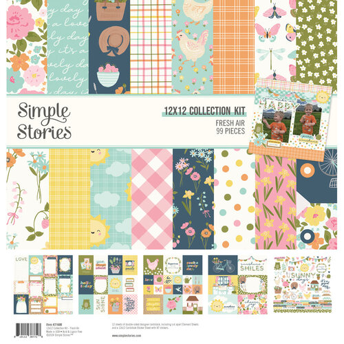 Simple Stories - Fresh Air Collection - 12 x 12 Collection Kit 1 Simple Stories - Fresh Air Collection - 12 x 12 Collection Kit