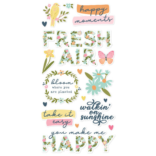 Simple Stories - Fresh Air Collection - Foam Stickers 4 Simple Stories - Fresh Air Collection - Foam Stickers