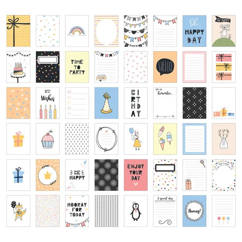 Scrapbook.com - Simple Scrapbooks - Cards - Celebrate - 42 Pack