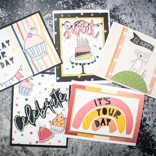 Scrapbook.com - Simple Scrapbooks - Cards - Celebrate - 42 Pack