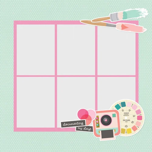Simple Stories - Simple Pages Collection - Page Pieces - True Colors 3 Simple Stories - Simple Pages Collection - Page Pieces - True Colors