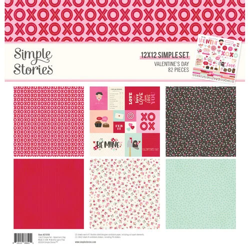 Simple Stories - Valentine's Day Collection - 12 x 12 Collection Kit