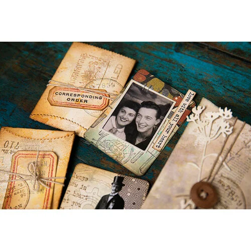Sizzix - Tim Holtz - Thinlits Dies - Vault Pillow Box and Bag 3 Sizzix - Tim Holtz - Thinlits Dies - Vault Pillow Box and Bag