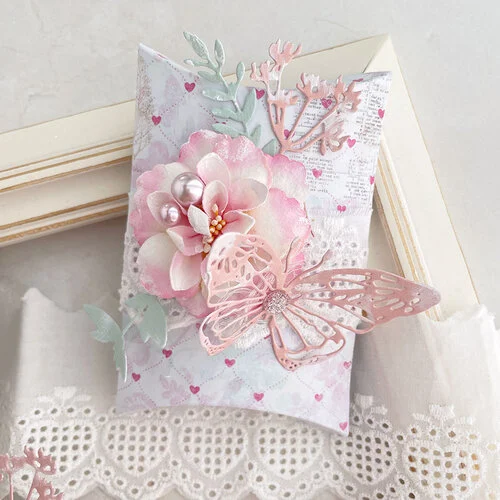 Sizzix - Tim Holtz - Thinlits Dies - Vault Pillow Box and Bag 7 Sizzix - Tim Holtz - Thinlits Dies - Vault Pillow Box and Bag