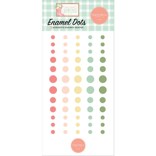 Carta Bella Paper - Here Comes Spring Collection - Enamel Dots