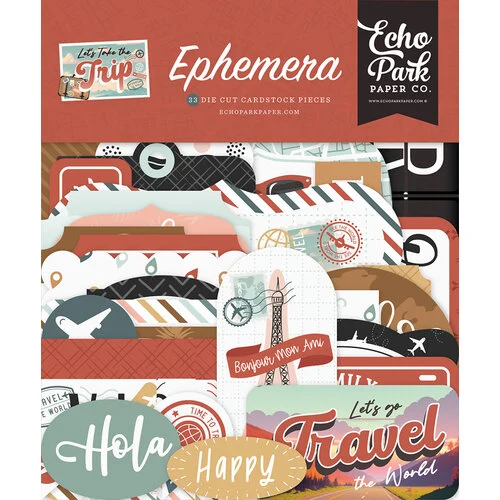 Echo Park - Let's Take The Trip Collection - Ephemera 1 Echo Park - Let's Take The Trip Collection - Ephemera