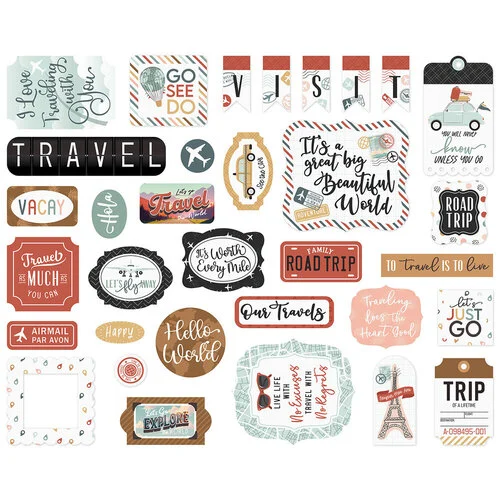 Echo Park - Let's Take The Trip Collection - Ephemera 3 Echo Park - Let's Take The Trip Collection - Ephemera