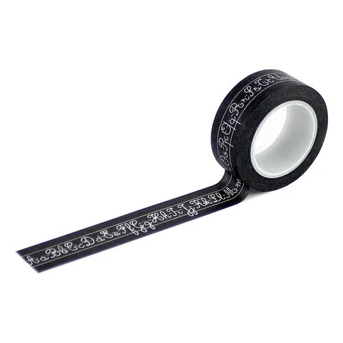 Echo Park - Off To School Collection - Washi Tape - Cursive Alphabet 1 Echo Park - Off To School Collection - Washi Tape - Cursive Alphabet