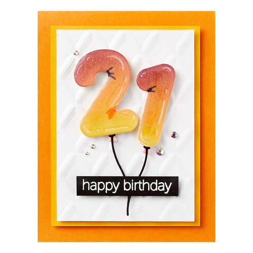 Spellbinders - Monster Birthday Collection - Etched Dies - Balloons 4 Spellbinders - Monster Birthday Collection - Etched Dies - Balloons
