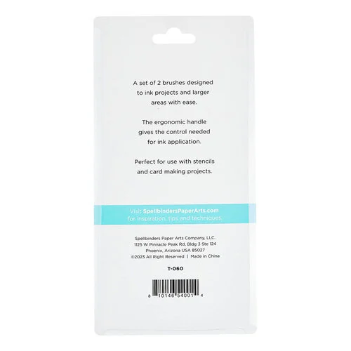 Spellbinders - Tools - Blending Brushes - Large - 2 Pack 2 Spellbinders - Tools - Blending Brushes - Large - 2 Pack