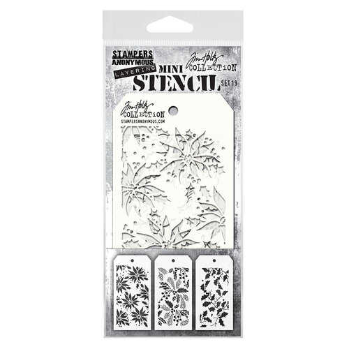 Stampers Anonymous - Tim Holtz - Layering Stencils - Mini Set 19 1 Stampers Anonymous - Tim Holtz - Layering Stencils - Mini Set 19