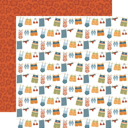 Echo Park - Summer Vibes Collection - 12 x 12 Double Sided Paper - Bikini Season 1 Echo Park - Summer Vibes Collection - 12 x 12 Double Sided Paper - Bikini Season