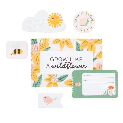 Pebbles - Sunny Bloom Collection - Ephemera - Journaling
