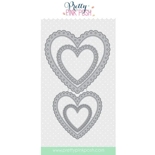 Pretty Pink Posh - Dies - Eyelet Hearts 1 Pretty Pink Posh - Dies - Eyelet Hearts