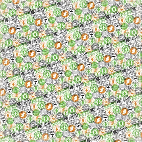 Scrapbook Customs - 12 x 12 Paper Pack - Ireland 4 Scrapbook Customs - 12 x 12 Paper Pack - Ireland